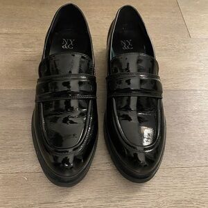 SOLD: NY & CO Glossy Black Men's Slip-On Loafers